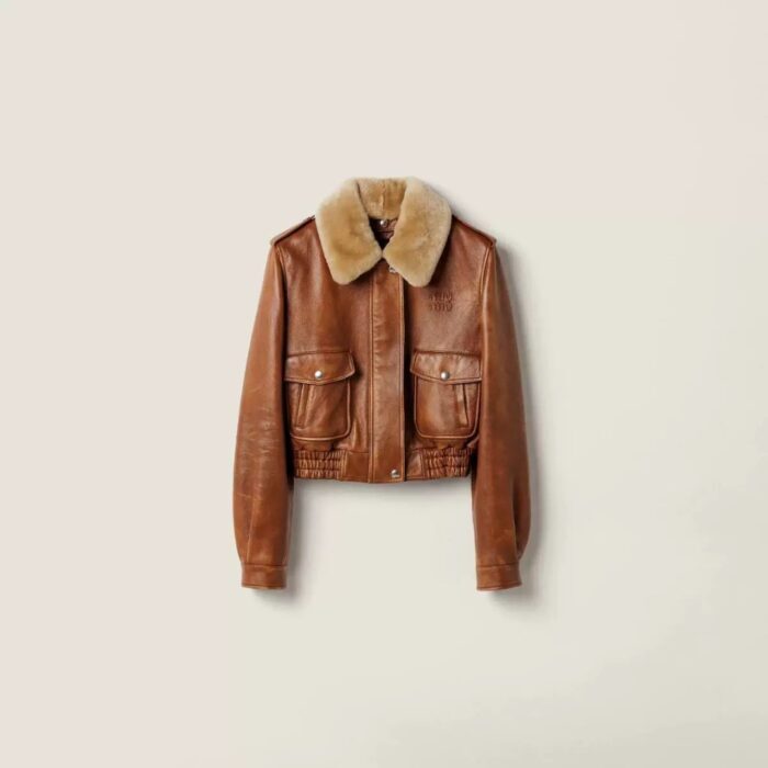 미우미우 나파 가죽 자켓, 스커트 레플리카 미러급 SA급 S급 고퀄리티 하이엔드 최상급 의류 [여성] 27