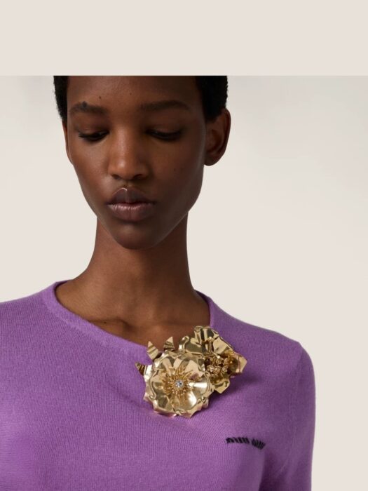 미우미우 캐시미어 실크 크루넥 스웨터 레플리카 미러급 SA급 S급 고퀄리티 하이엔드 최상급 의류 [여성] 13