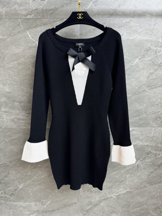 샤넬 리본 니트 원피스 레플리카 미러급 SA급 S급 고퀄리티 하이엔드 최상급 의류 [여성] 5