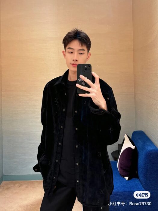 루이비통 LV 코르덴 긴팔 셔츠 블랙 레플리카 미러급 SA급 S급 고퀄리티 하이엔드 최상급 의류 [남성여성공용]