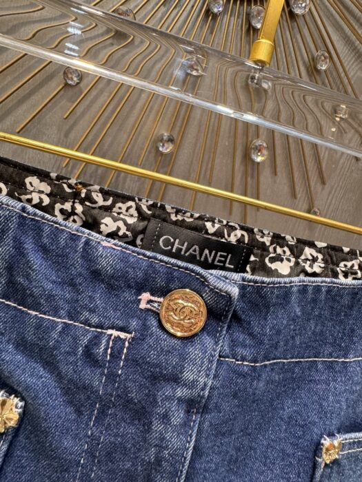 샤넬 블루 워싱 데님 팬츠 레플리카 미러급 SA급 S급 고퀄리티 하이엔드 최상급 의류 [여성] 6