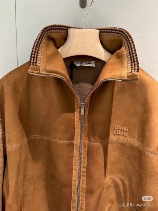 미우미우 스웨이드 니트 컷 자켓 레플리카 미러급 SA급 S급 고퀄리티 하이엔드 최상급 의류 [여성] 14