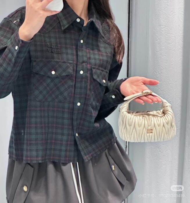 미우미우 체크 셔츠 레플리카 미러급 SA급 S급 고퀄리티 하이엔드 최상급 의류 [여성] 12
