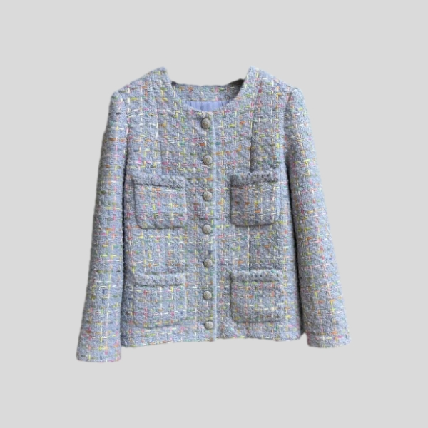 샤넬 퍼플 포포켓 자켓 레플리카 미러급 SA급 S급 고퀄리티 하이엔드 최상급 의류 [여성]