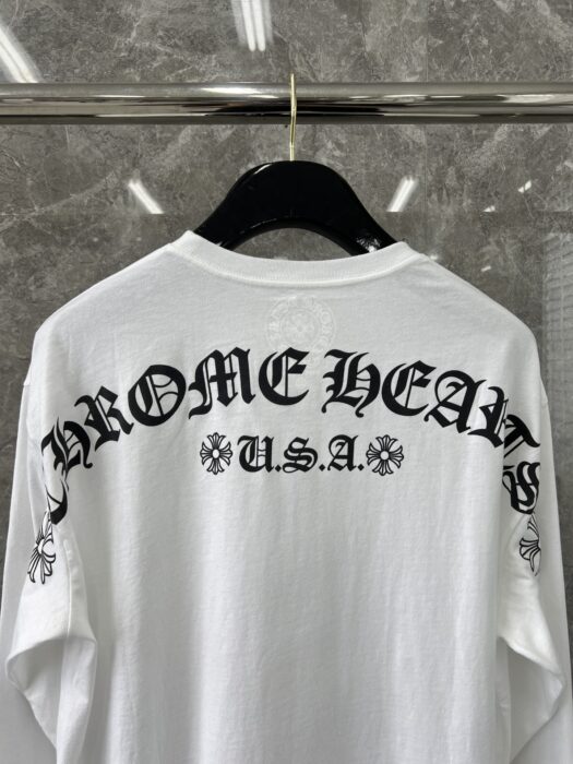 크롬하츠 스크립트 레터 로고 롱슬리브 티셔츠 레플리카 미러급 SA급 S급 고퀄리티 하이엔드 최상급 의류 [남성여성공용] 26