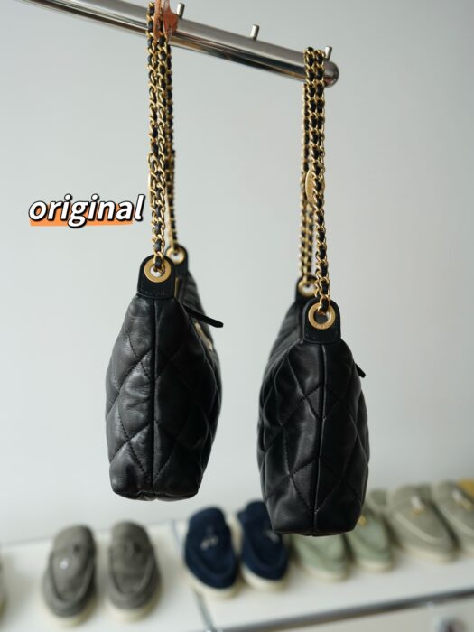 샤넬 25S hobo 보호백 금메달 블랙 레플리카 미러급 SA급 S급 고퀄리티 최상급 하이엔드 가방 [여성] 5