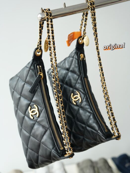 샤넬 25S hobo 보호백 금메달 블랙 레플리카 미러급 SA급 S급 고퀄리티 최상급 하이엔드 가방 [여성] 7