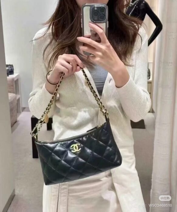 샤넬 25S hobo 보호백 금메달 블랙 레플리카 미러급 SA급 S급 고퀄리티 최상급 하이엔드 가방 [여성]