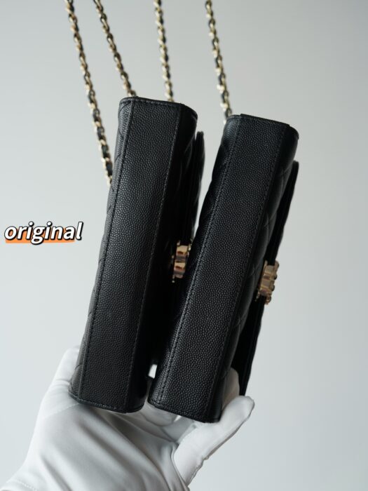 샤넬 25S 캐비어 켈리 핸드 채인 숄더백 블랙 레플리카 미러급 SA급 S급 고퀄리티 최상급 하이엔드 가방 [여성] 6