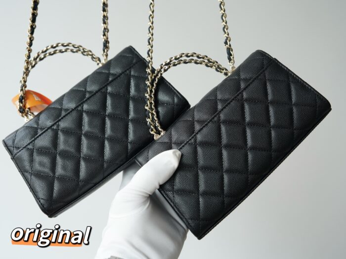 샤넬 25S 캐비어 켈리 핸드 채인 숄더백 블랙 레플리카 미러급 SA급 S급 고퀄리티 최상급 하이엔드 가방 [여성] 7