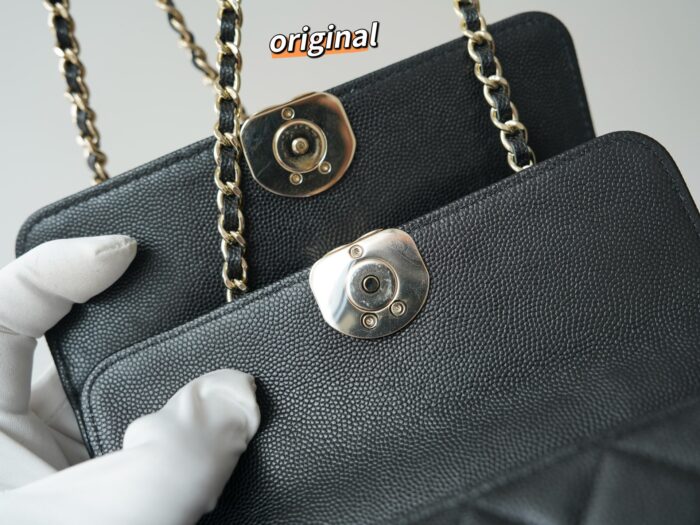 샤넬 25S 캐비어 켈리 핸드 채인 숄더백 블랙 레플리카 미러급 SA급 S급 고퀄리티 최상급 하이엔드 가방 [여성] 10