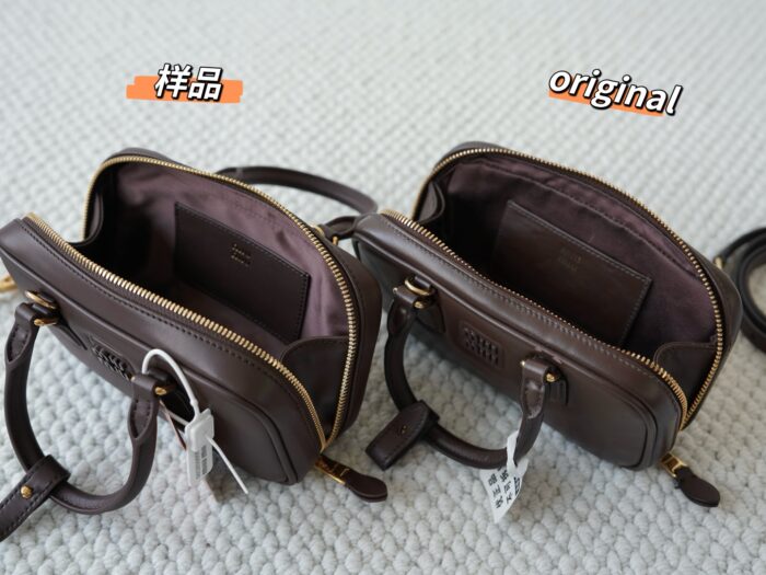 미우미우 아르카디 가죽 백 5BB142 초콜릿 레플리카 미러급 SA급 S급 고퀄리티 최상급 하이엔드 가방 [여성] 2