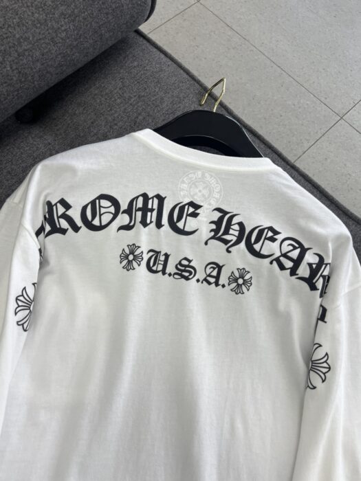 크롬하츠 스크립트 레터 로고 롱슬리브 티셔츠 레플리카 미러급 SA급 S급 고퀄리티 하이엔드 최상급 의류 [남성여성공용] 18