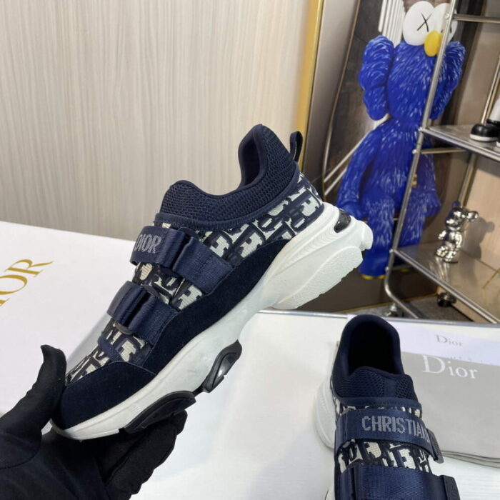 디올 D 완더 스니커즈 테크니컬 패브릭 딥 블루 디올 오블리크 레플리카 미러급 SA급 S급 고퀄리티 최상급 하이엔드 신발 [여성] 8