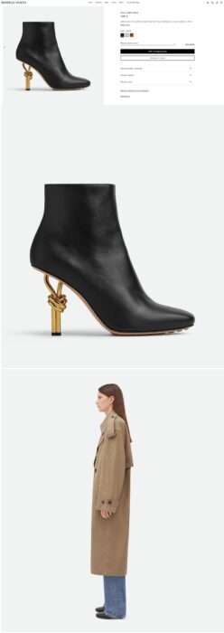 보테가베네타 Knot 앵클 부츠 레플리카 미러급 SA급 S급 고퀄리티 최상급 하이엔드 신발 [여성] 11