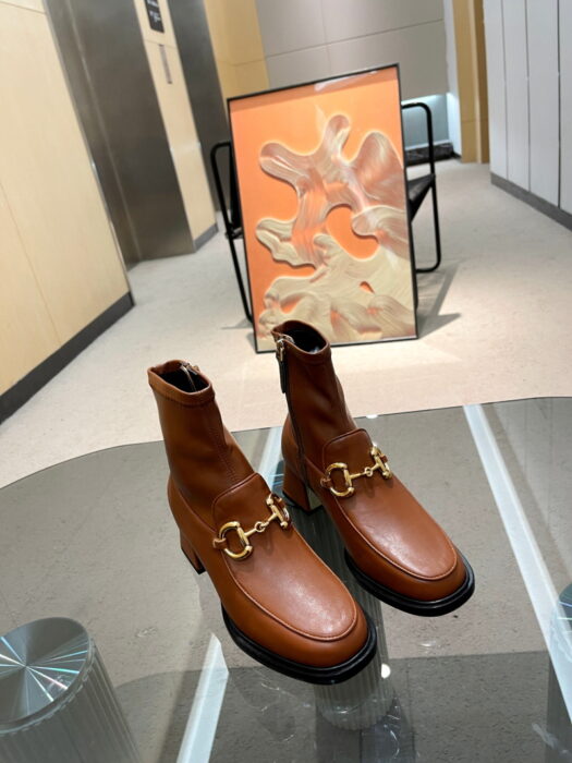 구찌 홀스빗 플라크 부츠 레플리카 미러급 SA급 S급 고퀄리티 최상급 하이엔드 신발 [여성] 2