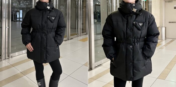 프라다 리나일론 포켓 디테일 패딩 자켓 레플리카 미러급 SA급 S급 고퀄리티 하이엔드 최상급 의류 [여성] 10