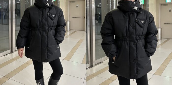 프라다 리나일론 포켓 디테일 패딩 자켓 레플리카 미러급 SA급 S급 고퀄리티 하이엔드 최상급 의류 [여성] 12
