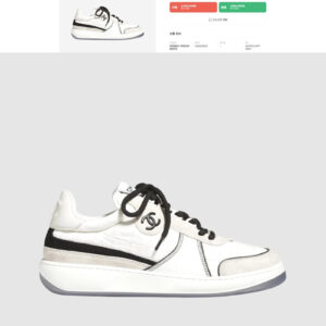 샤넬 스니커즈 패브릭 스웨이드 카프스킨 & 화이트 라이트 그레이 레플리카 미러급 SA급 S급 고퀄리티 최상급 하이엔드 신발 [남성여성공용]