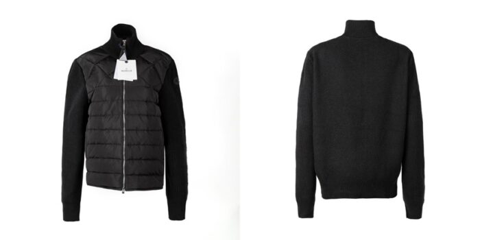몽클레어 다운 판넬 지퍼 코튼 블랜드 니트패딩 레플리카 미러급 SA급 S급 고퀄리티 하이엔드 최상급 의류 [남성] 7