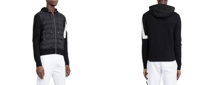 몽클레어 로고 패치 팔 니트 후드 패딩 레플리카 미러급 SA급 S급 고퀄리티 하이엔드 최상급 의류 [남성] 5