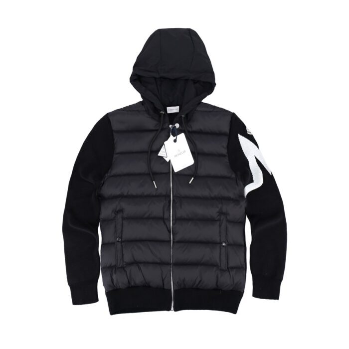 몽클레어 로고 패치 팔 니트 후드 패딩 레플리카 미러급 SA급 S급 고퀄리티 하이엔드 최상급 의류 [남성] 13