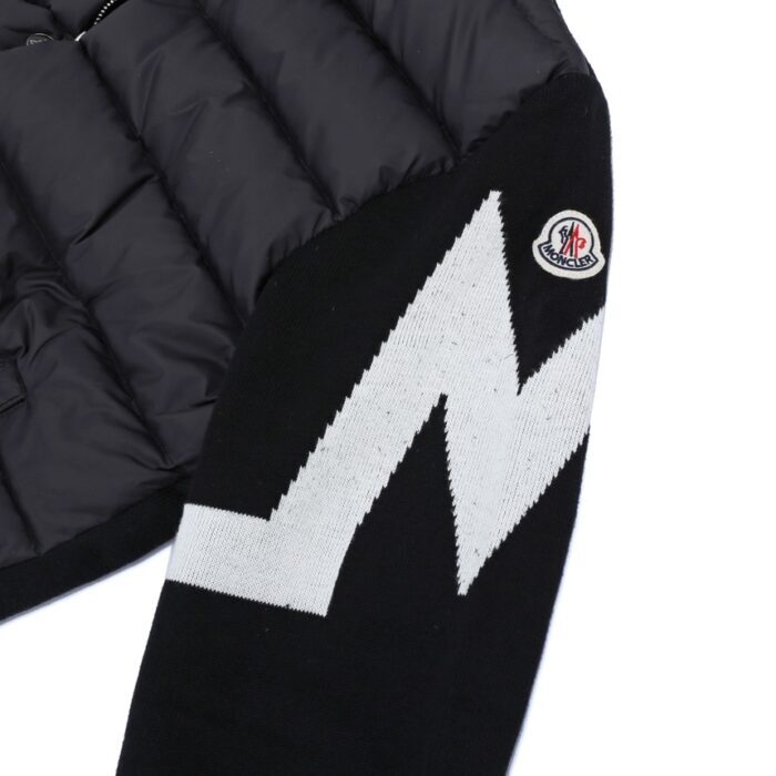 몽클레어 로고 패치 팔 니트 후드 패딩 레플리카 미러급 SA급 S급 고퀄리티 하이엔드 최상급 의류 [남성] 16