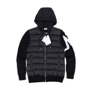 몽클레어 로고 패치 팔 니트 후드 패딩 레플리카 미러급 SA급 S급 고퀄리티 하이엔드 최상급 의류 [남성]