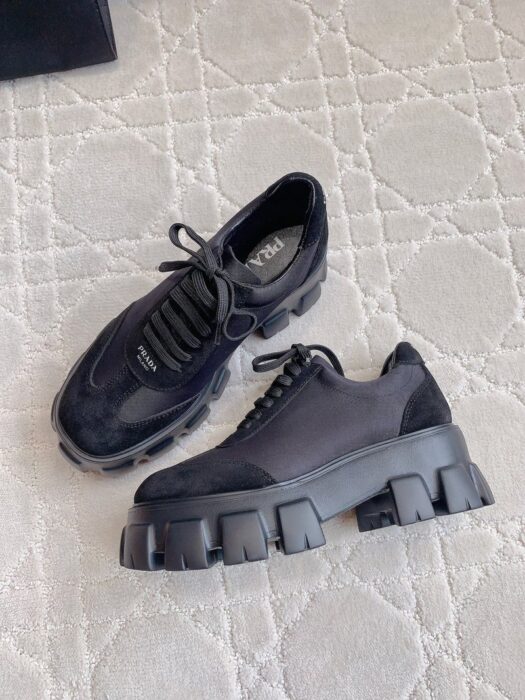 프라다 스웨이드 레이스업 슈즈 레플리카 미러급 SA급 S급 고퀄리티 최상급 하이엔드 신발 [남성] 3