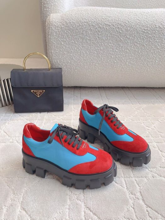 프라다 스웨이드 레이스업 슈즈 레플리카 미러급 SA급 S급 고퀄리티 최상급 하이엔드 신발 [남성] 4