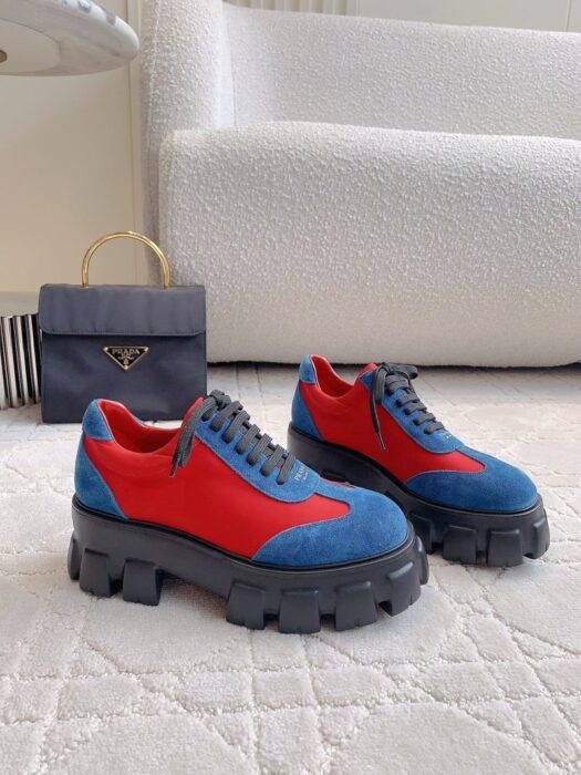 프라다 스웨이드 레이스업 슈즈 레플리카 미러급 SA급 S급 고퀄리티 최상급 하이엔드 신발 [남성] 4