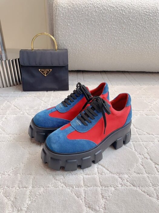 프라다 스웨이드 레이스업 슈즈 레플리카 미러급 SA급 S급 고퀄리티 최상급 하이엔드 신발 [남성] 2