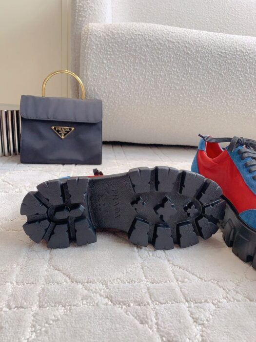 프라다 스웨이드 레이스업 슈즈 레플리카 미러급 SA급 S급 고퀄리티 최상급 하이엔드 신발 [남성] 9