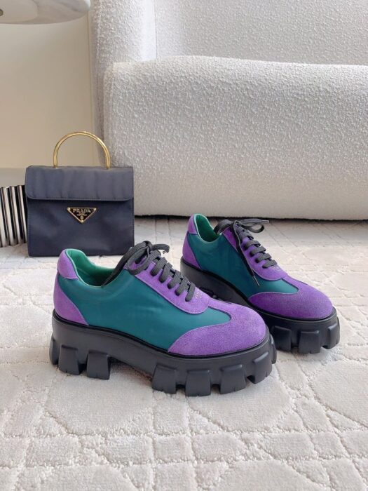 프라다 스웨이드 레이스업 슈즈 레플리카 미러급 SA급 S급 고퀄리티 최상급 하이엔드 신발 [남성] 4