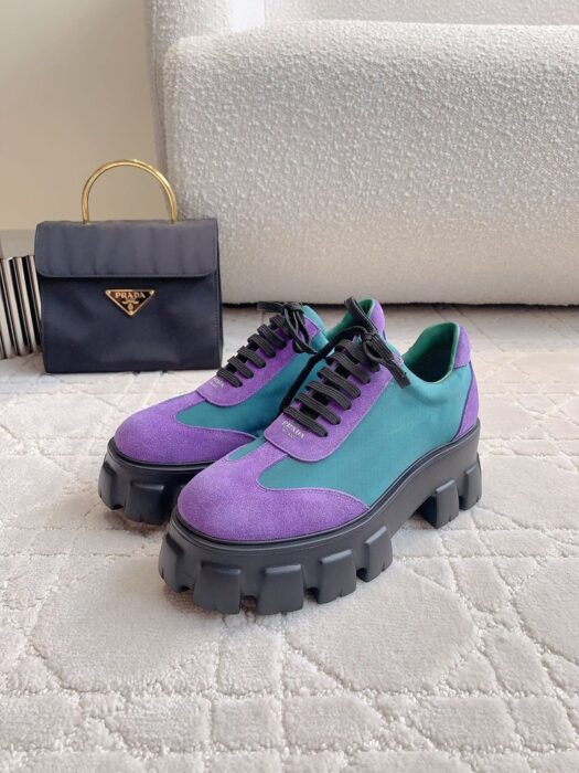 프라다 스웨이드 레이스업 슈즈 레플리카 미러급 SA급 S급 고퀄리티 최상급 하이엔드 신발 [남성] 2