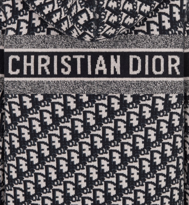 디올 오블리크 모티브 캐시미어 블렌드 니트 리버서블 후드 지퍼 가디건 레플리카 미러급 SA급 S급 고퀄리티 하이엔드 최상급 의류 [남성] 11