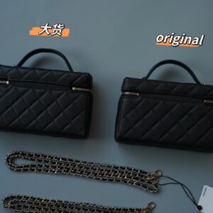 샤넬 클래식 체인 베니티백 골드 메탈 25C LP 블랙 레플리카 미러급 SA급 S급 고퀄리티 최상급 하이엔드 가방 [여성]
