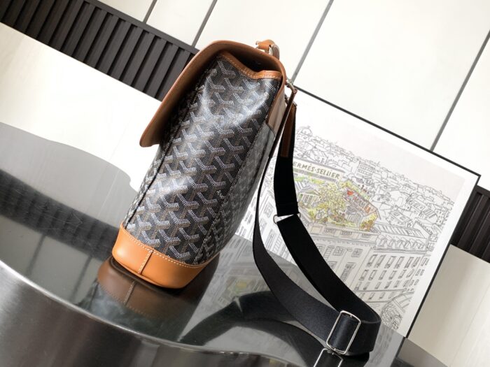 고야드 시티당 메신저 백 스몰 브라운 레플리카 미러급 SA급 S급 고퀄리티 최상급 하이엔드 가방 [남성여성공용] 4