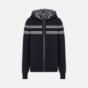 디올 오블리크 모티브 캐시미어 블렌드 니트 리버서블 후드 지퍼 가디건 레플리카 미러급 SA급 S급 고퀄리티 하이엔드 최상급 의류 [남성]