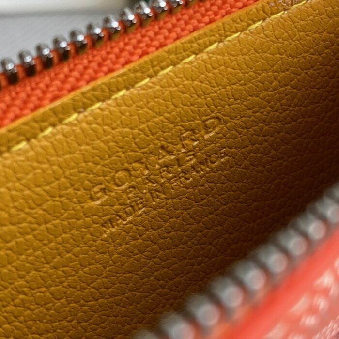 고야드 부르봉 지퍼 카드지갑 오렌지 레플리카 미러급 SA급 S급 고퀄리티 최상급 하이엔드 지갑 [남성여성공용] 9