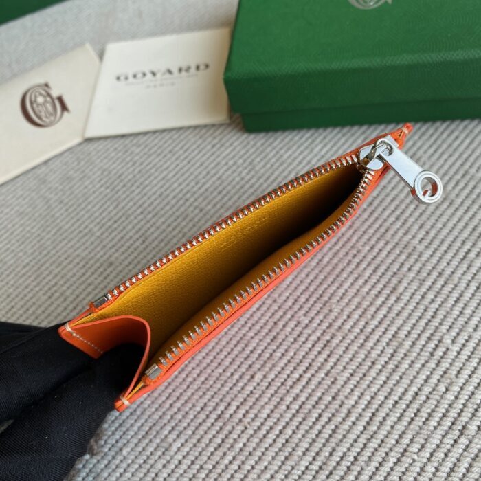 고야드 부르봉 지퍼 카드지갑 오렌지 레플리카 미러급 SA급 S급 고퀄리티 최상급 하이엔드 지갑 [남성여성공용] 3