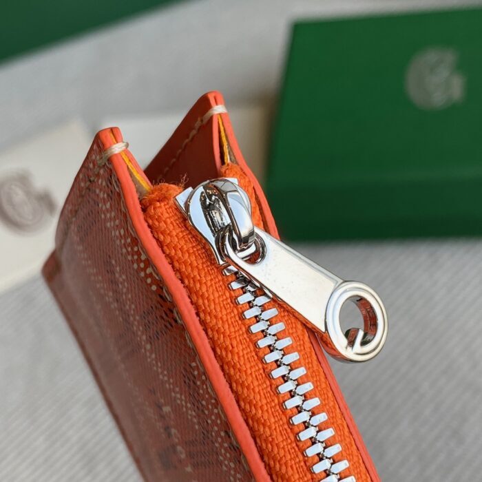 고야드 부르봉 지퍼 카드지갑 오렌지 레플리카 미러급 SA급 S급 고퀄리티 최상급 하이엔드 지갑 [남성여성공용] 5