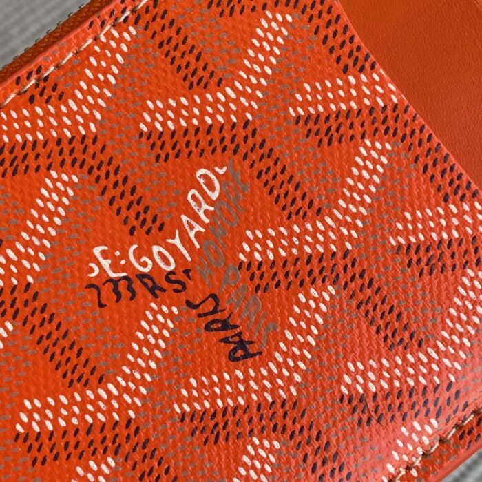 고야드 부르봉 지퍼 카드지갑 오렌지 레플리카 미러급 SA급 S급 고퀄리티 최상급 하이엔드 지갑 [남성여성공용] 7