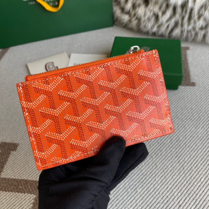 고야드 부르봉 지퍼 카드지갑 오렌지 레플리카 미러급 SA급 S급 고퀄리티 최상급 하이엔드 지갑 [남성여성공용] 2