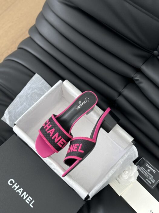 샤넬 로고 트위드 뮬 레플리카 미러급 SA급 S급 고퀄리티 최상급 하이엔드 신발 [여성] 3