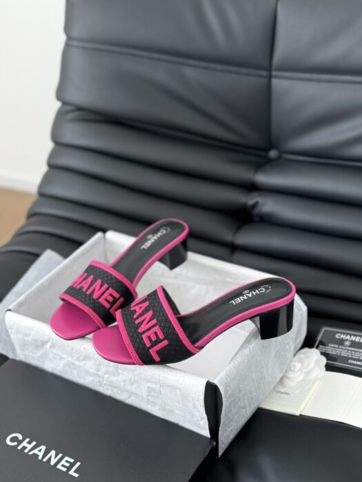 샤넬 로고 트위드 뮬 레플리카 미러급 SA급 S급 고퀄리티 최상급 하이엔드 신발 [여성] 6