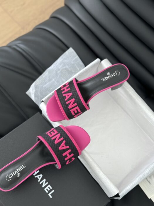 샤넬 로고 트위드 뮬 레플리카 미러급 SA급 S급 고퀄리티 최상급 하이엔드 신발 [여성] 7