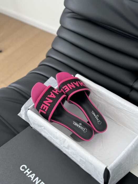 샤넬 로고 트위드 뮬 레플리카 미러급 SA급 S급 고퀄리티 최상급 하이엔드 신발 [여성] 8