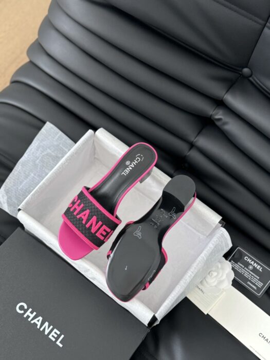 샤넬 로고 트위드 뮬 레플리카 미러급 SA급 S급 고퀄리티 최상급 하이엔드 신발 [여성] 9