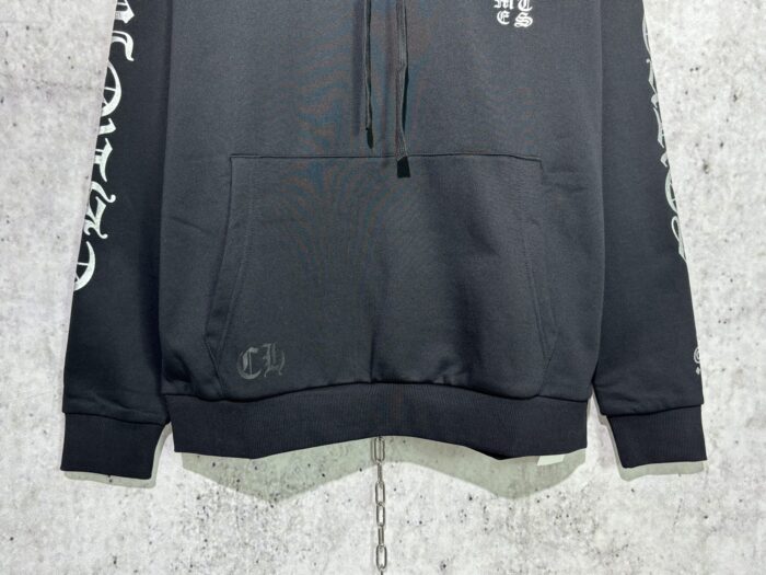 크롬하츠 모노그램 프린트 후드티 블랙 레플리카 미러급 SA급 S급 고퀄리티 하이엔드 최상급 의류 [남성여성공용] 6